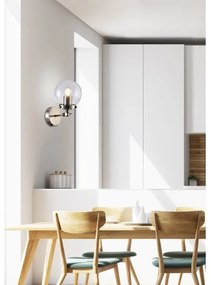 Lampă de perete BALLET 1xE27/40W/230V crom mat