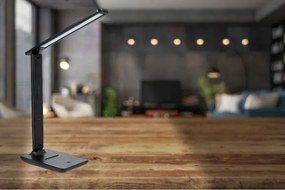 Lampă de masă LED tactilă reglabilă LED/6W/230V 3000/4000/6000K neagră
