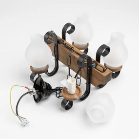 Lustră pe lanț Brilagi QUEEN 4xE14/40W/230V fag