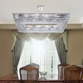 Candelabru XXL cristal design LUX Vesuvius 26L 8382CC SRT