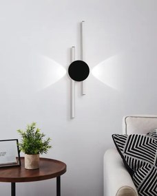 Eglo 902123 - Aplică LED de perete VENTICELLO, LED 20W/230V + LED 0,91W, neagră
