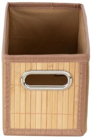 Cutie de depozitare în culoare naturală din bambus 15x31x15 cm – Compactor
