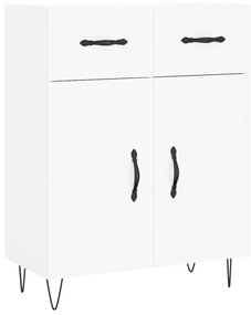 vidaXL Dulap, alb, 69,5x34x90 cm, lemn compozit