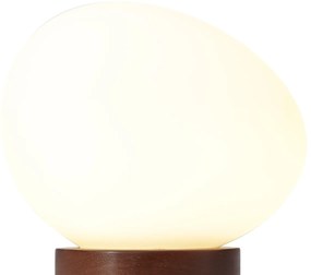Lampă de masă Japandi din lemn cu sticlă opal - Sally