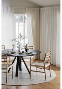 Masă de dining rotundă cu blat din lemn de stejar 150x150 cm Carradale - Rowico