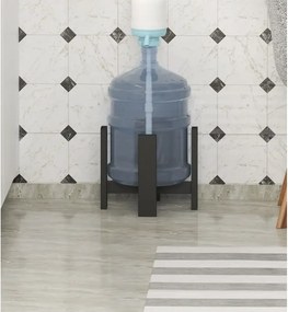 Suport ghiveci Anca, din metal, culoare negru