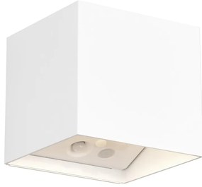 Corp de iluminat pentru exterior LED de perete cu senzor de mișcare cu USB (înălțime 10 cm) Genie – Trio