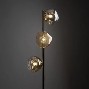 BRILAGI - Lampadar VULCANO 3xG9/8W/230V auriu/bej fumuriu