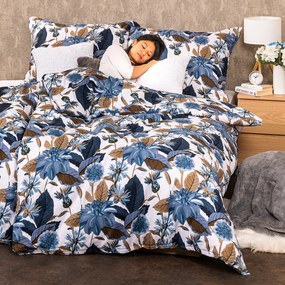 Lenjerie de pat 4Home Blooming flanelă, 220 x 200 cm, 2 buc. 70 x 90 cm, 220 x 200 cm, 2 buc. 70 x 90 cm