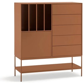 Dulap cărămiziu 120x140x45 cm Platt – Teulat