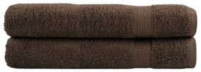 vidaXL Prosoape de saună premium SOLUND 2 buc maro 80x200cm 600gsm