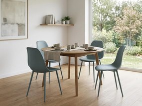 Scaun bucatarie OSAKA plastic, petrol