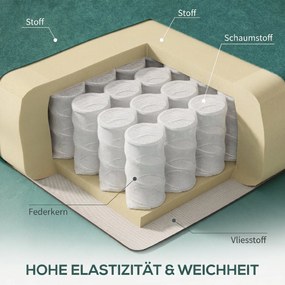 HOMCOM Scaun Accent Clasic cu Picioare de Lemn, Verde închis | Aosom Romania
