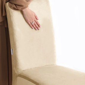 Huse bej 4 buc. elastice pentru scaun 48 cm Sento – Restilo