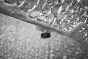 Masuta cu aspect deosebit Leaf 120cm, argintiu