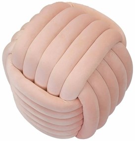 Taburet roz-deschis cu tapițerie din catifea Softy – Mauro Ferretti