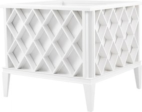 Ghiveci, Suport flori pentru exterior Ocean Club, alb 113219 HZ