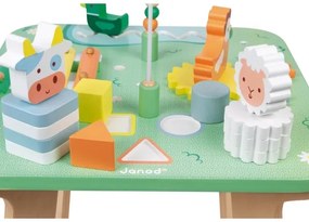 Janod - Masă interactivă pentru copii, temă pajiște