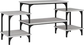 vidaXL Comodă TV, gri sonoma, 117x35x52 cm, lemn prelucrat