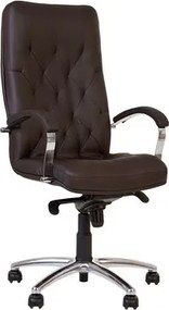 Scaun directorial HAVANA, Negru piele naturala