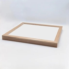 Brilagi - Plafonieră LED pentru baie WOODY FRAME, 40W, 230V, 60x60 cm, IP44, stejar