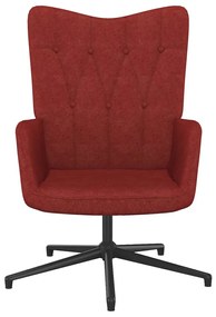 327575 vidaXL Scaun de relaxare, roșu vin, material textil