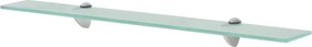 vidaXL Raft suspendat din sticlă, 70 x 10 cm, 8 mm