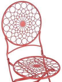 Set mobilier balcon Shealee (roșu). 1075824