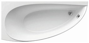 Ravak CQ01000000 - Cadă de colț AVOCADO 160x75 cm, acrilică, albă