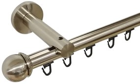Galerie simpla prindere perete teava profil 19 mm todi max inox (Alege marime: 320 cm)
