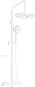 Mexen KX05 set de duș cu pară de tip ploaie și baterie termostatică, Albă - 771500591-20