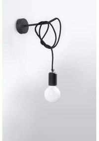 Aplică perete EDISON 1xE27/60W/230V negru