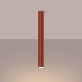 Spot Sollux SL.1629 KARBON 1xGU10/10W/230V 60 cm roșu