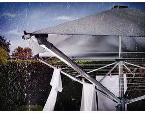 Uscător de rufe argintiu pentru grădină 40 m LinoProtect 400 – LEIFHEIT