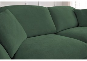 Canapea verde extensibilă 235 cm Cezanne – Bobochic Paris
