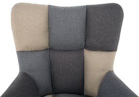 Scaun de design ţesătură bej, KOMODO