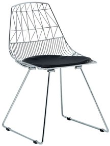 Set 2 buc. scaune pentru sufragerie Harlem (argint). 1009952