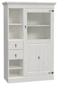 Comoda Bar Encanto, Pin Alb, 157.5 x 45 x 102 Cm