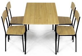 Set mobilier sufragerie Anasagasti 2 (stejar sălbatic) (pentru 4 persoane). 1120646