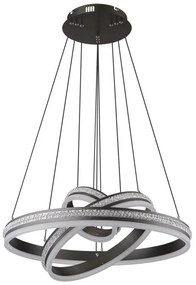 Lustra LED cu telecomanda design modern Grouni 60cm