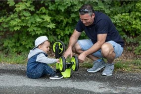 Funny Wheels - Bicicletă de echilibru 2 în 1 RIDER SUPER SPORT, verde/negru