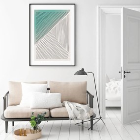 Poster - Abstracție pictată (A4)