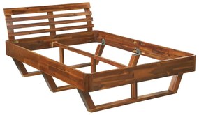 Cadru de pat, 120 x 200 cm, lemn masiv de acacia 120 x 200 cm