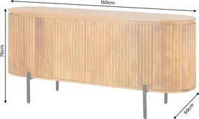 Comoda din lemn de mango GATSBY 160cm