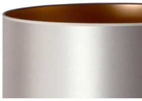 Lampadar Duolla CANNES 1xE27/15W/230V d. 45 cm argintiu/cupru/alb