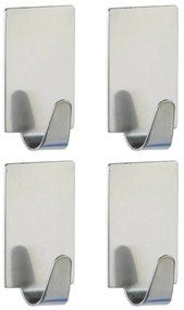 Cârlig de baie autocolant, lucios - 4 bucăți în set, WENKO
