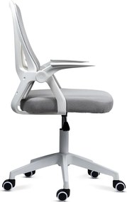 Scaun de birou pentru copii din mesh OFF 433 gri