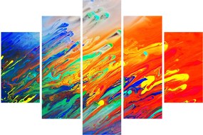 Tablou - Abstract colorat (150x105 cm)