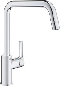 Baterie bucatarie Grohe Start crom lucios cu pipa pivotanta