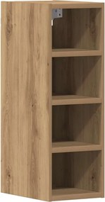 vidaXL Dulap suspendat “Riga”, stejar artizanal, 20x29,5x60 cm